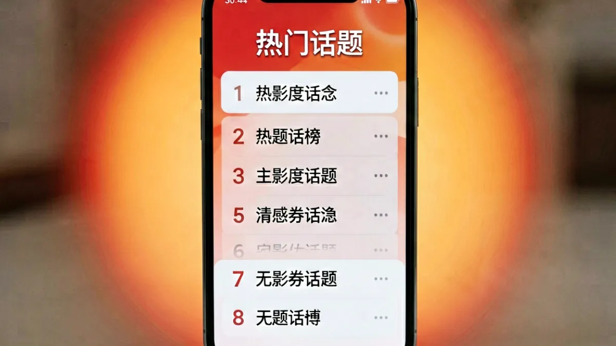 91吃瓜热度榜单封面图，展示平台十大热门话题的排名列表与热度数据可视化